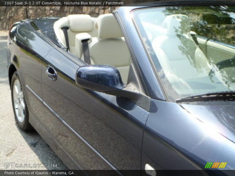 Nocturne Blue Metallic / Parchment 2007 Saab 9-3 2.0T Convertible