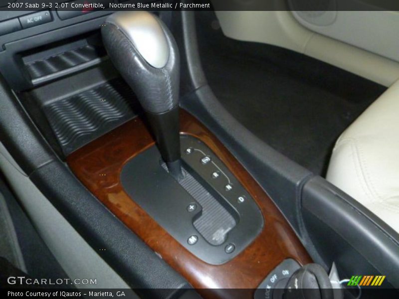 Nocturne Blue Metallic / Parchment 2007 Saab 9-3 2.0T Convertible