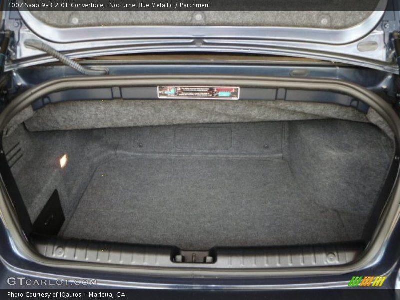Nocturne Blue Metallic / Parchment 2007 Saab 9-3 2.0T Convertible
