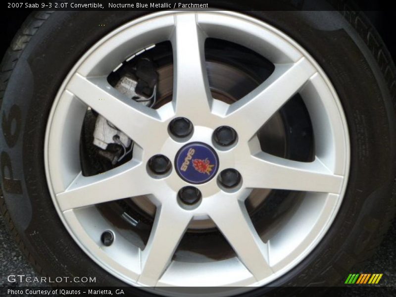 Nocturne Blue Metallic / Parchment 2007 Saab 9-3 2.0T Convertible