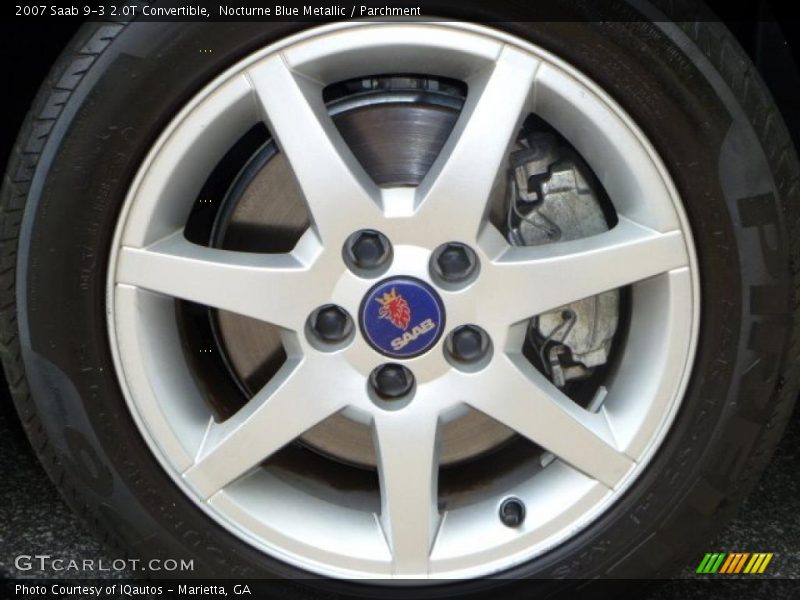Nocturne Blue Metallic / Parchment 2007 Saab 9-3 2.0T Convertible