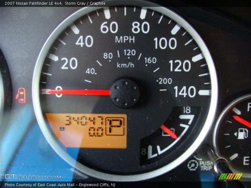 Storm Gray / Graphite 2007 Nissan Pathfinder LE 4x4