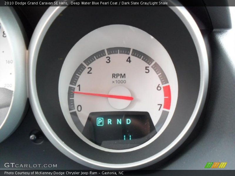 Deep Water Blue Pearl Coat / Dark Slate Gray/Light Shale 2010 Dodge Grand Caravan SE Hero