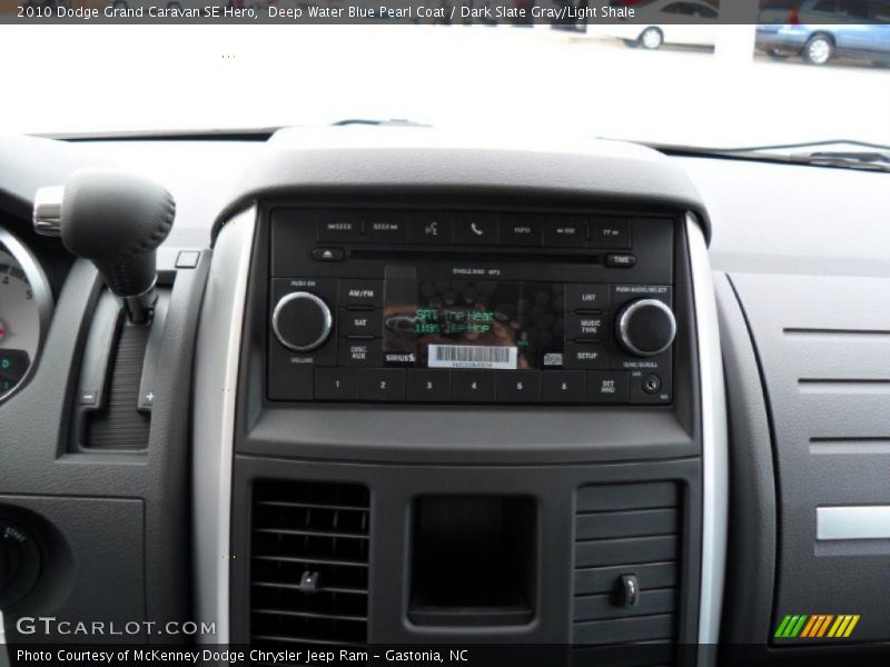 Deep Water Blue Pearl Coat / Dark Slate Gray/Light Shale 2010 Dodge Grand Caravan SE Hero