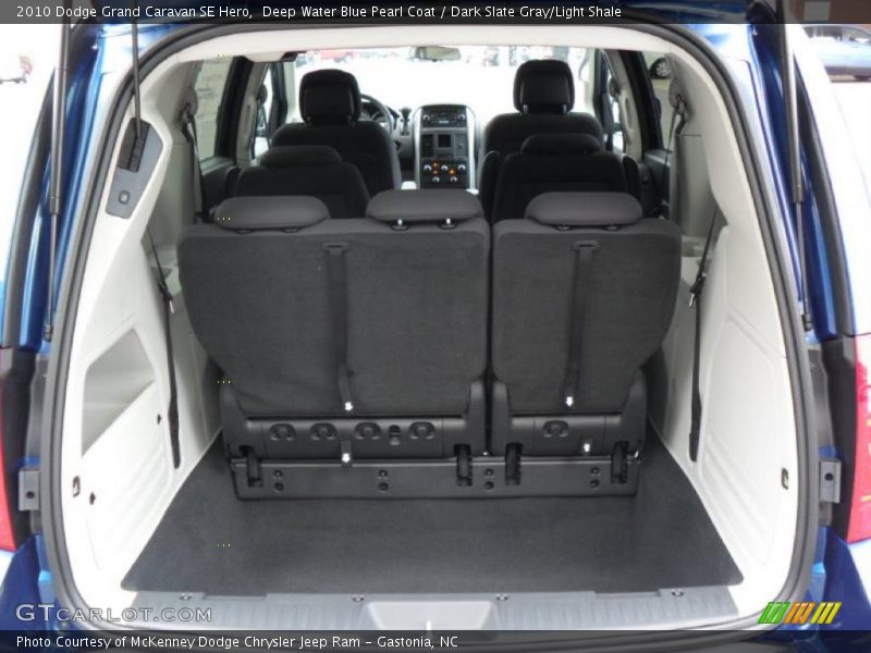 Deep Water Blue Pearl Coat / Dark Slate Gray/Light Shale 2010 Dodge Grand Caravan SE Hero