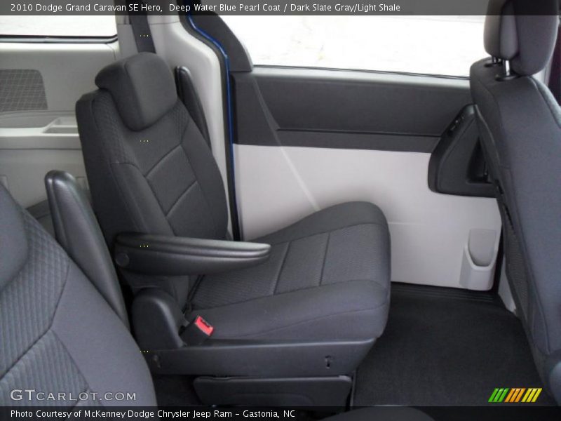 Deep Water Blue Pearl Coat / Dark Slate Gray/Light Shale 2010 Dodge Grand Caravan SE Hero
