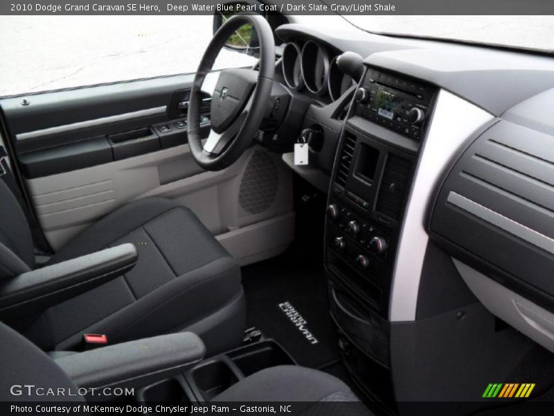 Deep Water Blue Pearl Coat / Dark Slate Gray/Light Shale 2010 Dodge Grand Caravan SE Hero
