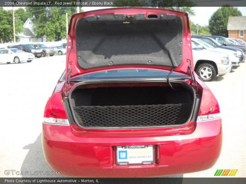 Red Jewel Tintcoat / Ebony Black 2008 Chevrolet Impala LT