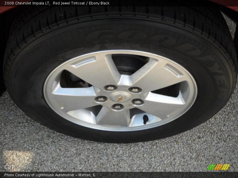 Red Jewel Tintcoat / Ebony Black 2008 Chevrolet Impala LT