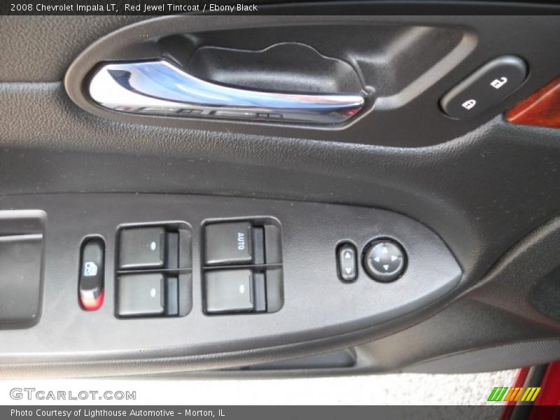 Red Jewel Tintcoat / Ebony Black 2008 Chevrolet Impala LT