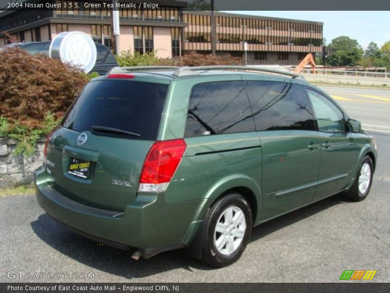 Green Tea Metallic / Beige 2004 Nissan Quest 3.5 S