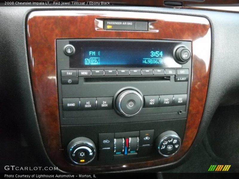 Red Jewel Tintcoat / Ebony Black 2008 Chevrolet Impala LT