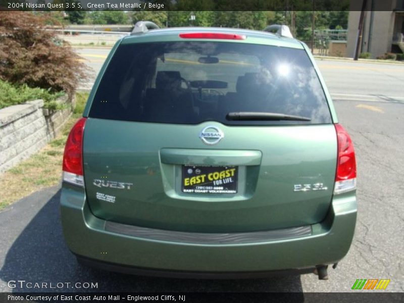 Green Tea Metallic / Beige 2004 Nissan Quest 3.5 S