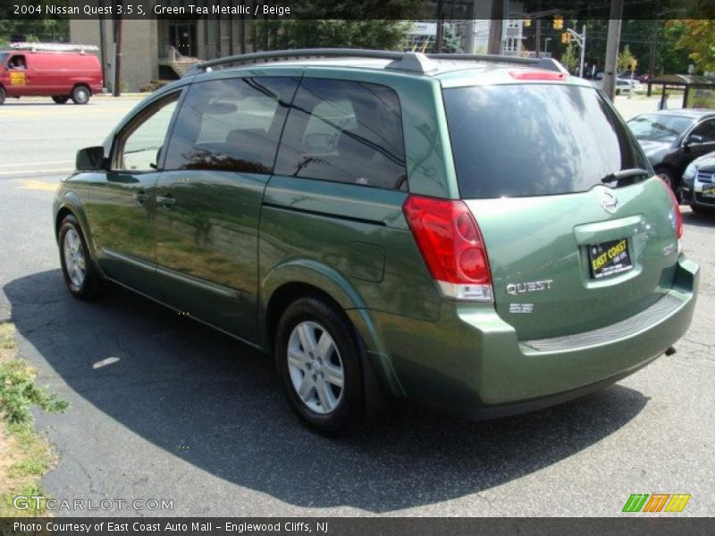 Green Tea Metallic / Beige 2004 Nissan Quest 3.5 S
