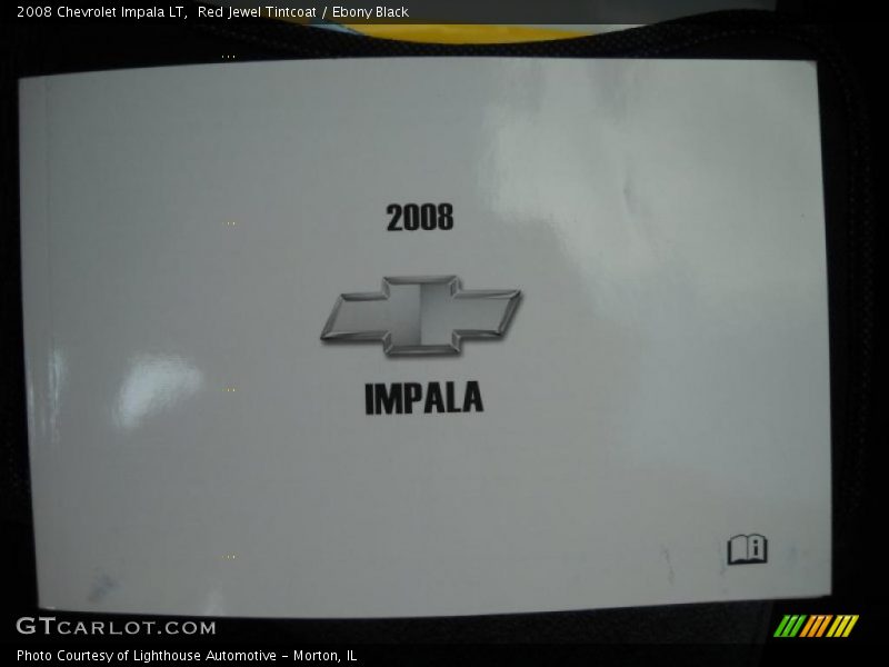 Red Jewel Tintcoat / Ebony Black 2008 Chevrolet Impala LT