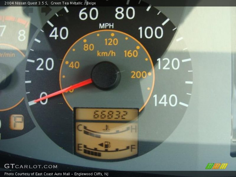 Green Tea Metallic / Beige 2004 Nissan Quest 3.5 S