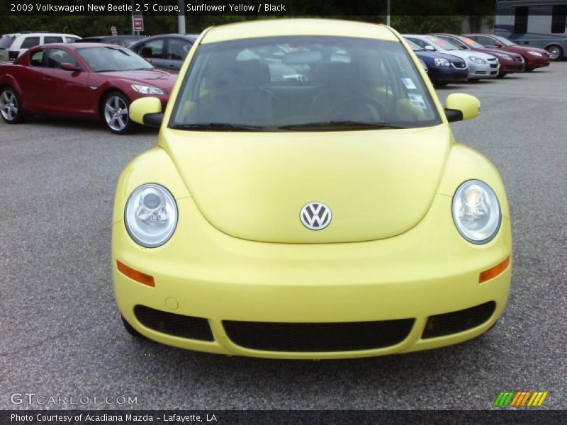Sunflower Yellow / Black 2009 Volkswagen New Beetle 2.5 Coupe