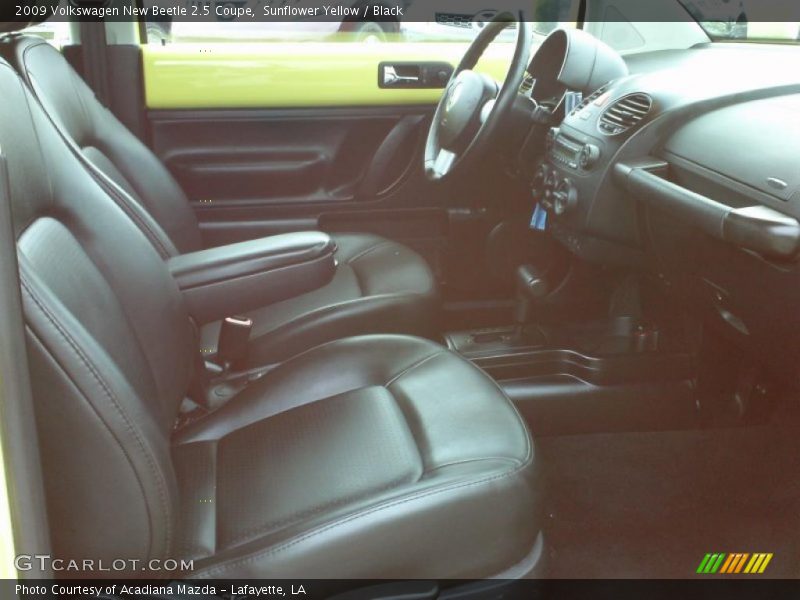 Sunflower Yellow / Black 2009 Volkswagen New Beetle 2.5 Coupe