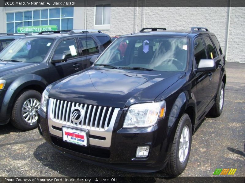 Black / Black 2010 Mercury Mariner I4
