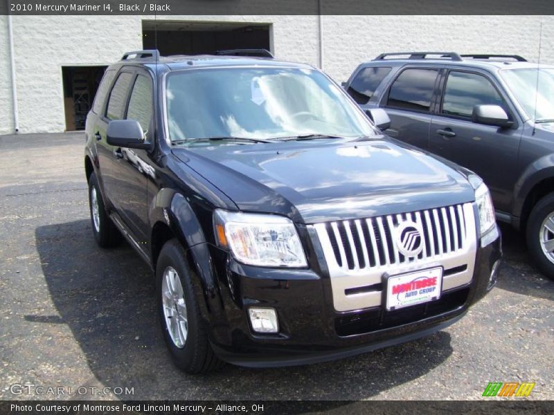 Black / Black 2010 Mercury Mariner I4