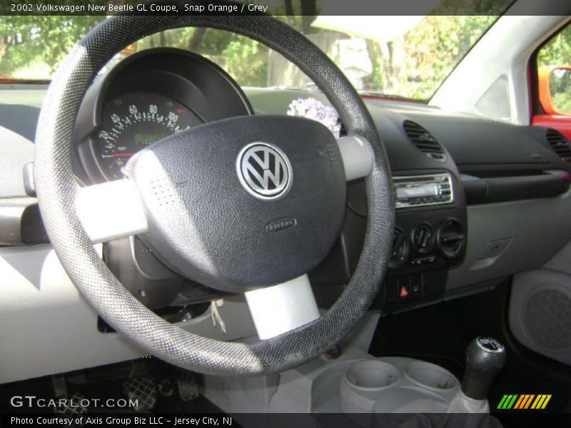 Snap Orange / Grey 2002 Volkswagen New Beetle GL Coupe