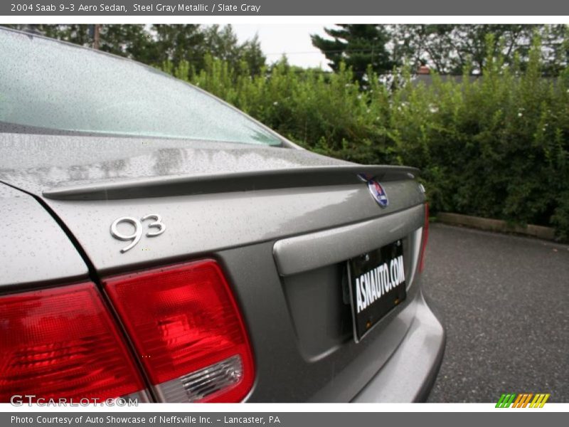 Steel Gray Metallic / Slate Gray 2004 Saab 9-3 Aero Sedan