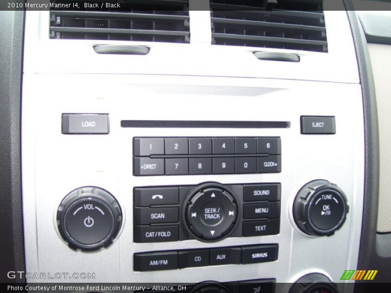 Black / Black 2010 Mercury Mariner I4