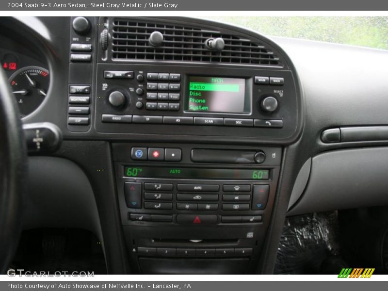Steel Gray Metallic / Slate Gray 2004 Saab 9-3 Aero Sedan