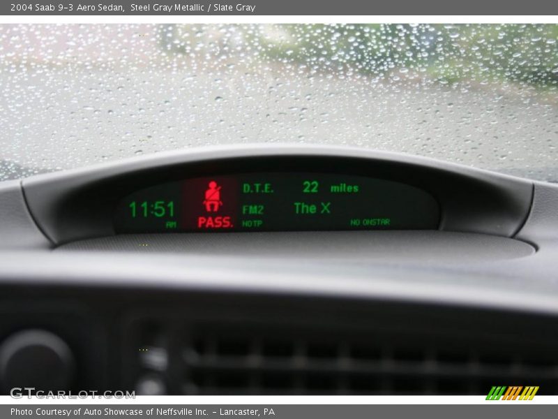 Steel Gray Metallic / Slate Gray 2004 Saab 9-3 Aero Sedan