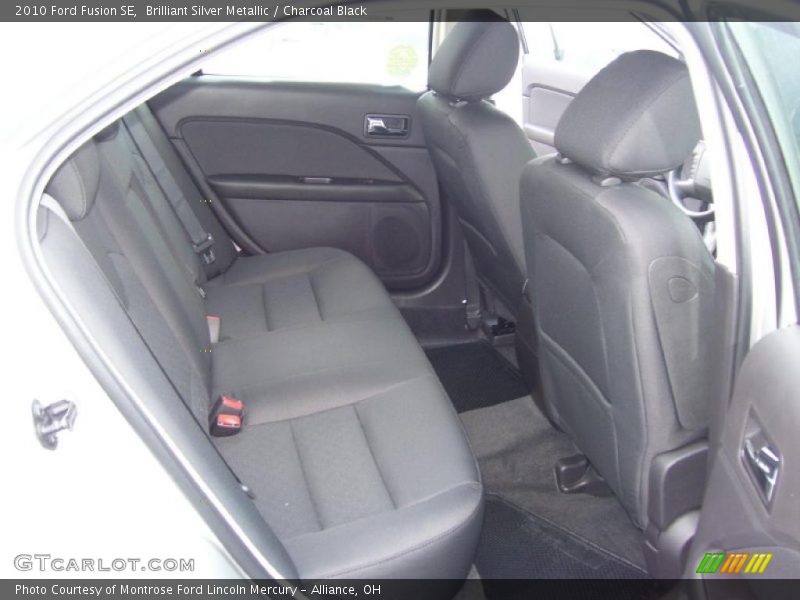 Brilliant Silver Metallic / Charcoal Black 2010 Ford Fusion SE