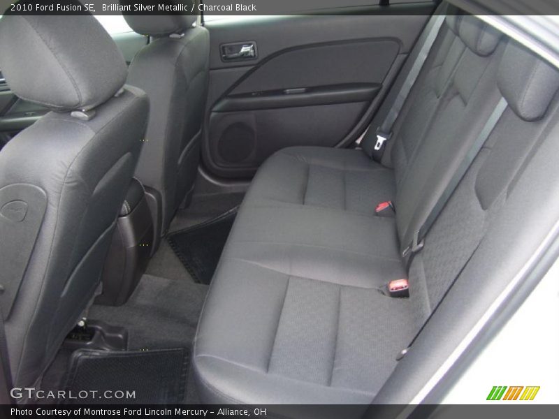 Brilliant Silver Metallic / Charcoal Black 2010 Ford Fusion SE