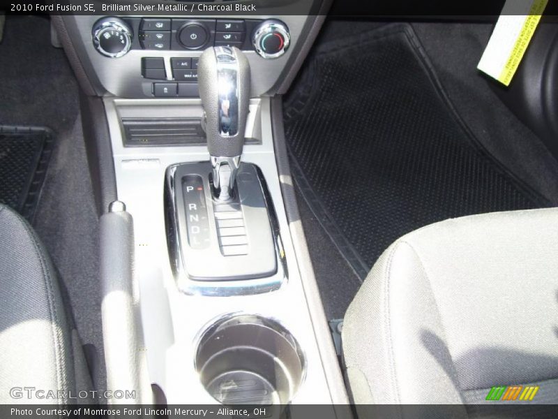 Brilliant Silver Metallic / Charcoal Black 2010 Ford Fusion SE