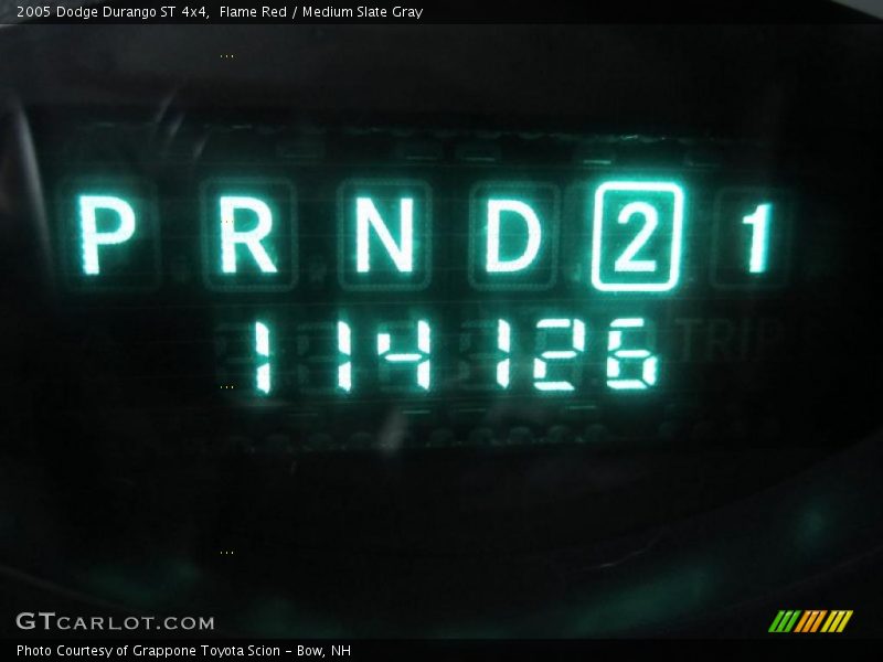 Flame Red / Medium Slate Gray 2005 Dodge Durango ST 4x4