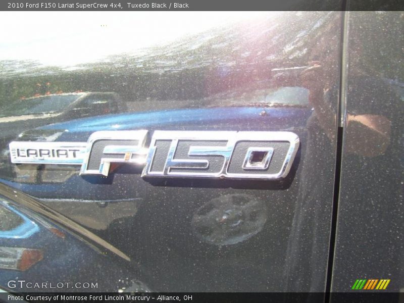 Tuxedo Black / Black 2010 Ford F150 Lariat SuperCrew 4x4
