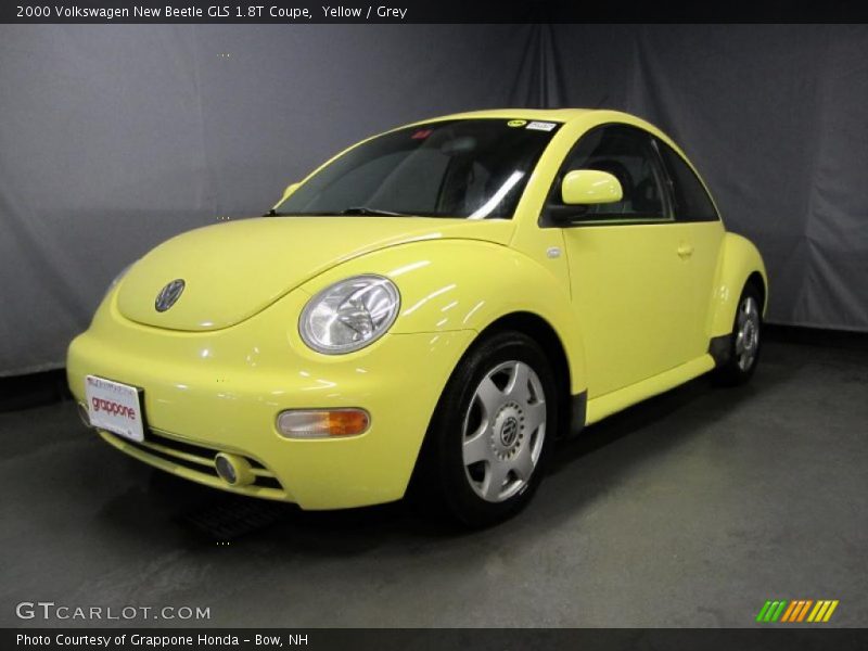 Yellow / Grey 2000 Volkswagen New Beetle GLS 1.8T Coupe