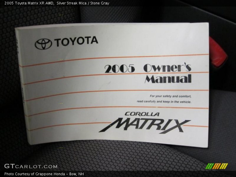Silver Streak Mica / Stone Gray 2005 Toyota Matrix XR AWD