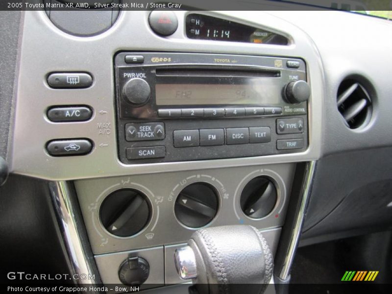 Silver Streak Mica / Stone Gray 2005 Toyota Matrix XR AWD