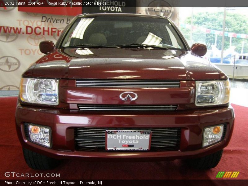 Royal Ruby Metallic / Stone Beige 2002 Infiniti QX4 4x4