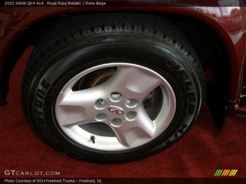 Royal Ruby Metallic / Stone Beige 2002 Infiniti QX4 4x4