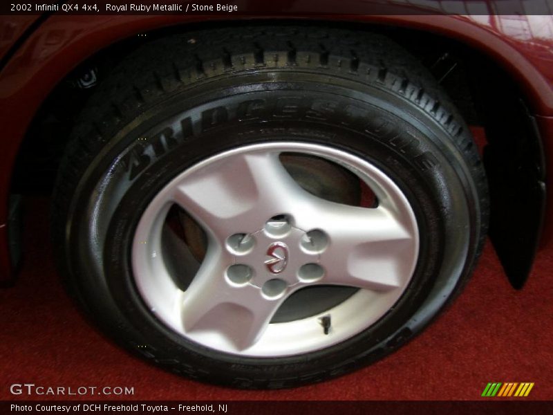 Royal Ruby Metallic / Stone Beige 2002 Infiniti QX4 4x4