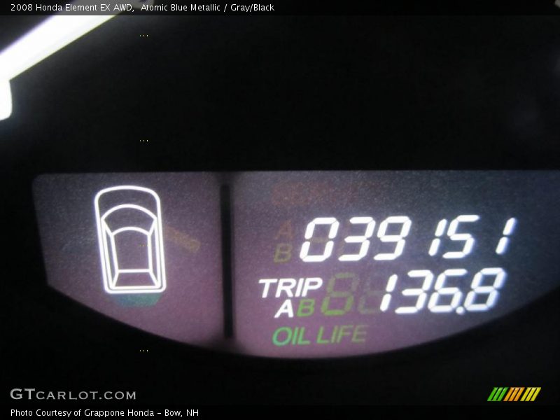Atomic Blue Metallic / Gray/Black 2008 Honda Element EX AWD