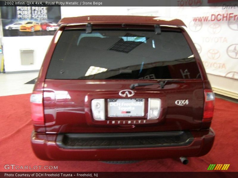 Royal Ruby Metallic / Stone Beige 2002 Infiniti QX4 4x4
