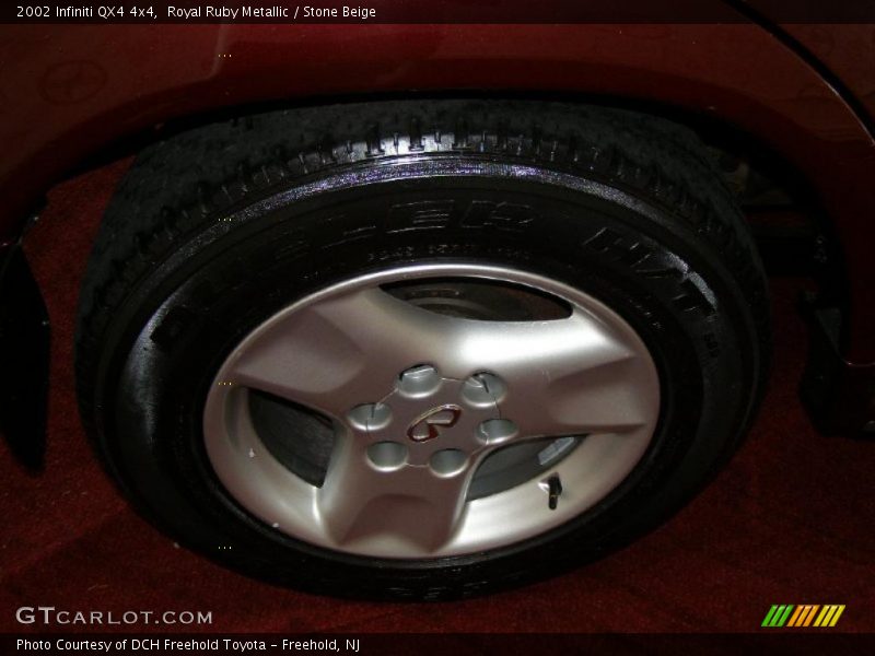 Royal Ruby Metallic / Stone Beige 2002 Infiniti QX4 4x4