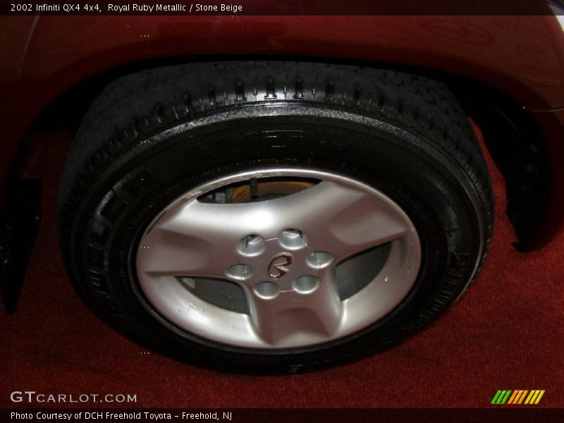 Royal Ruby Metallic / Stone Beige 2002 Infiniti QX4 4x4