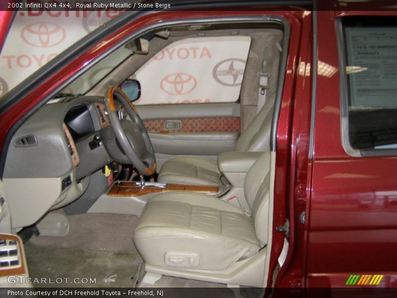 Royal Ruby Metallic / Stone Beige 2002 Infiniti QX4 4x4