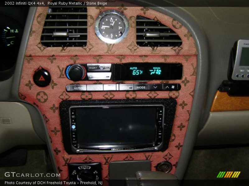 Royal Ruby Metallic / Stone Beige 2002 Infiniti QX4 4x4