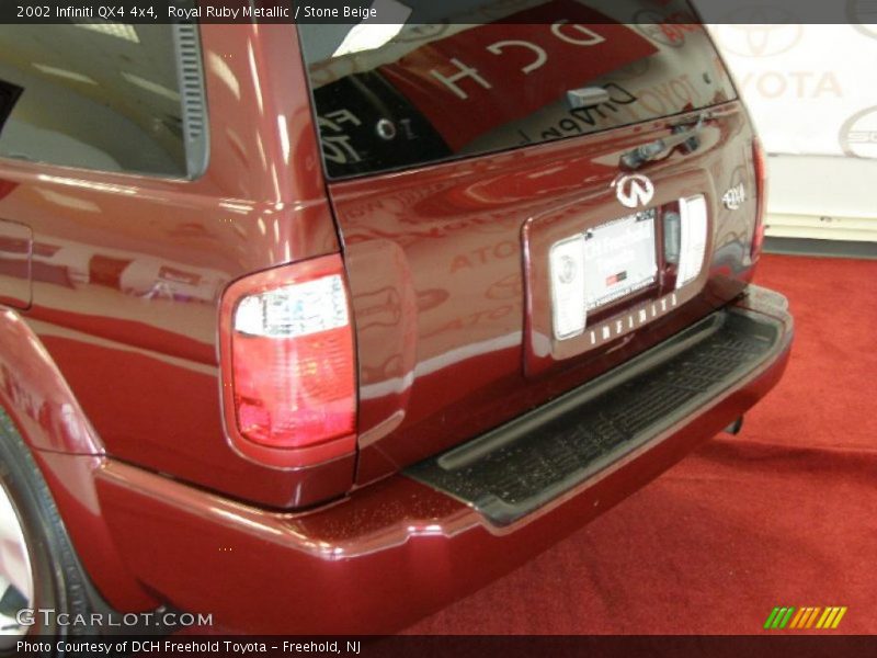 Royal Ruby Metallic / Stone Beige 2002 Infiniti QX4 4x4