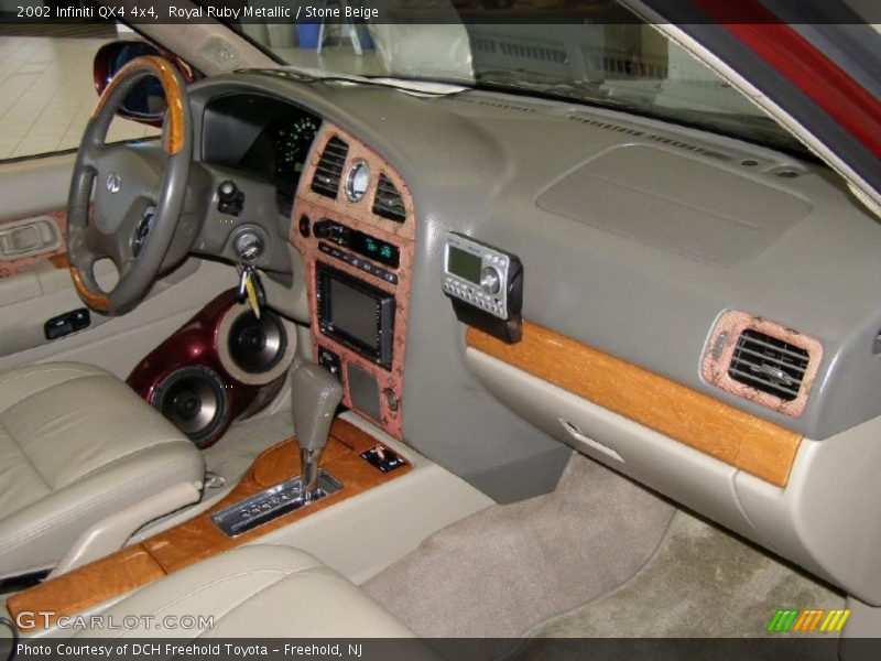 Royal Ruby Metallic / Stone Beige 2002 Infiniti QX4 4x4