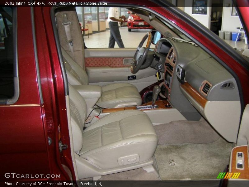 Royal Ruby Metallic / Stone Beige 2002 Infiniti QX4 4x4