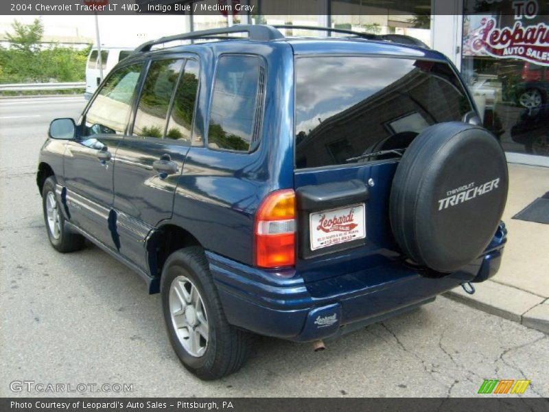 Indigo Blue / Medium Gray 2004 Chevrolet Tracker LT 4WD